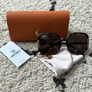 Tory Burch SINGLE T SQUARE SUNGLASSES NEW